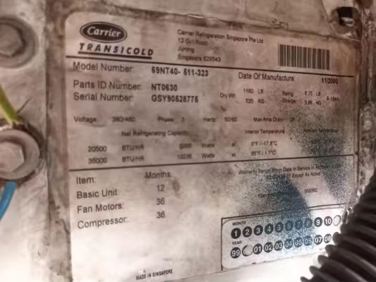 Transformador de transportador 69NT40-511-323 Acessórios de segunda mão Peças de refrigeração