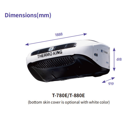 Unidade de refrigeração Thermo King T-780E T-880E T-1080E T-1280E Para sistema de refrigeração