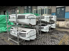 O processo de carregamento de unidades usadas THERMO KING MD200 & MD300 no recipiente