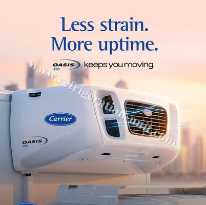 Unidade de refrigeração Carrier transicold oasis 350 disponível para caminhão baú refrigerado de 8 a 9 metros em temperatura ambiente de 40 a 50 graus, bom preço