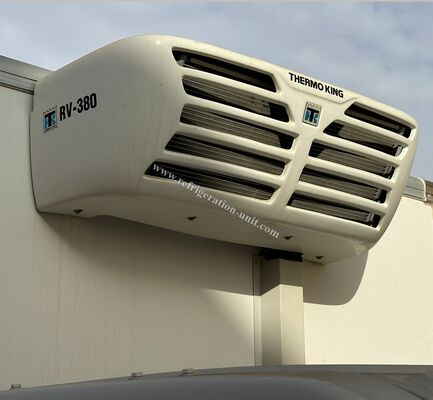 Chassi de caminhão da marca Isuzu 100p Japão com caixa refrigerada de 4,1 metros de comprimento com unidades de refrigeração THERMO KING RV380V 4X2 Mini 3tons 2 Ton Freezer Refrigerated Truck