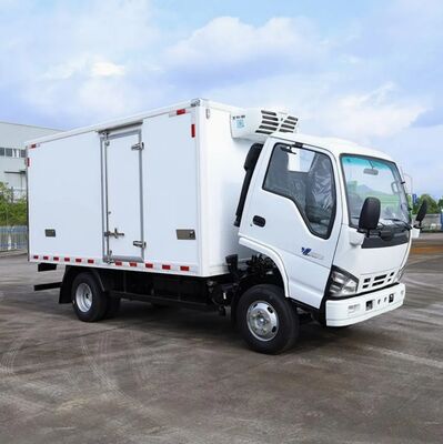 ISUZU QINGLING 600P Furgão Refrigerado de 6 rodas e 3 toneladas com unidade de refrigeração THERMO KING modelo RV380