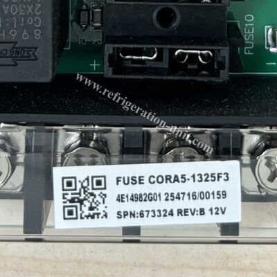 673324 PLACA DE CIRCUITO IMPRESSO COM RELÉ E FUSÍVEL THERMO KING 12VCC RV680II / RV780II / SV600Li/T-880E 4E14982G01