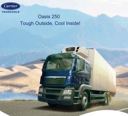 oasis 250 Unidade de refrigeração transicold Carrier disponível para caminhão de caixas frigoríficas de 5-6 metros em 40-50 graus Temperatura ambiente bom preço